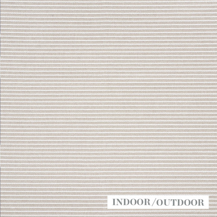 Boucle Stripe Natural 73800 by Schumacher Designer Fabric Indoor-Outdoor-Wovens 100% Polyester Wyzenbeek 100,000 Horizontal: - and Vertical: 1/2- 56 - Swanky Fabrics -