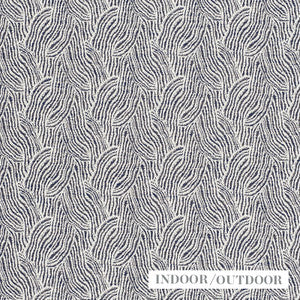 Strata Indigo 73832 by Schumacher Designer Fabric