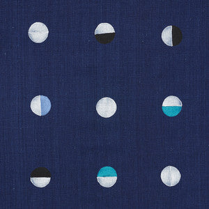 Joshua Tree Indigo Moons 74050 by Schumacher Designer Fabric