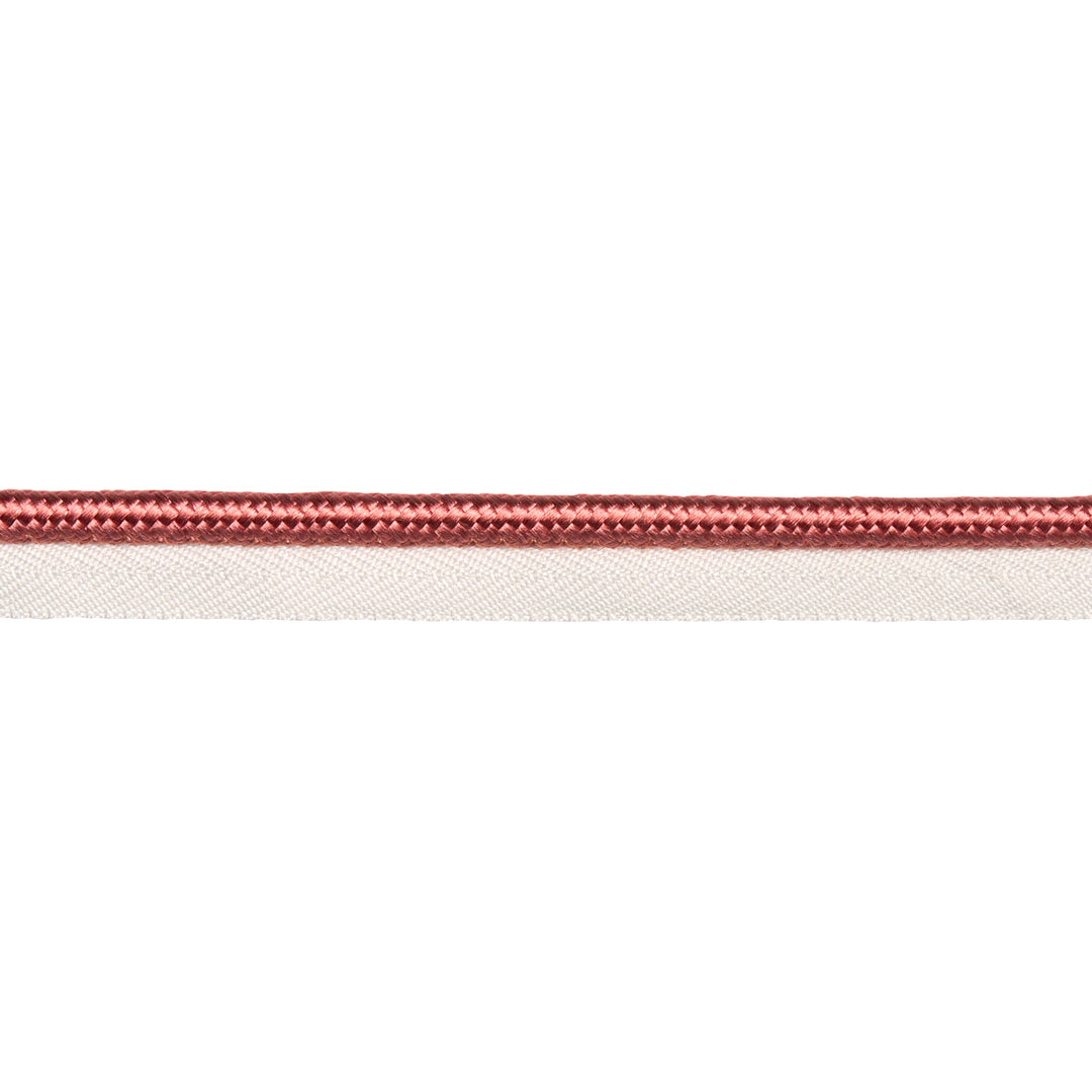 Gustave Silk Lip Cord Wide Coral 74578 by Schumacher Designer Trim