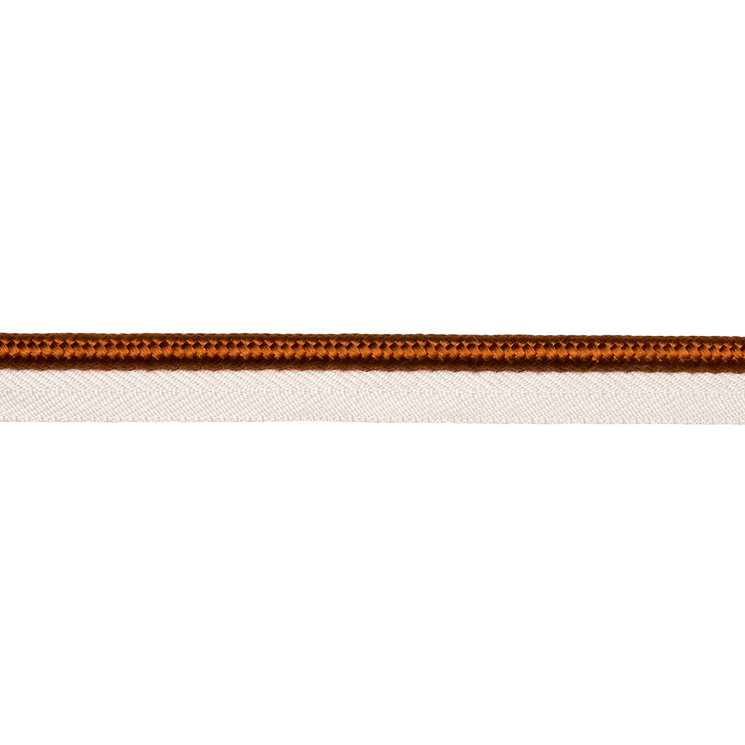 Gustave Silk Lip Cord Wide Spice 74579 by Schumacher Designer Trim