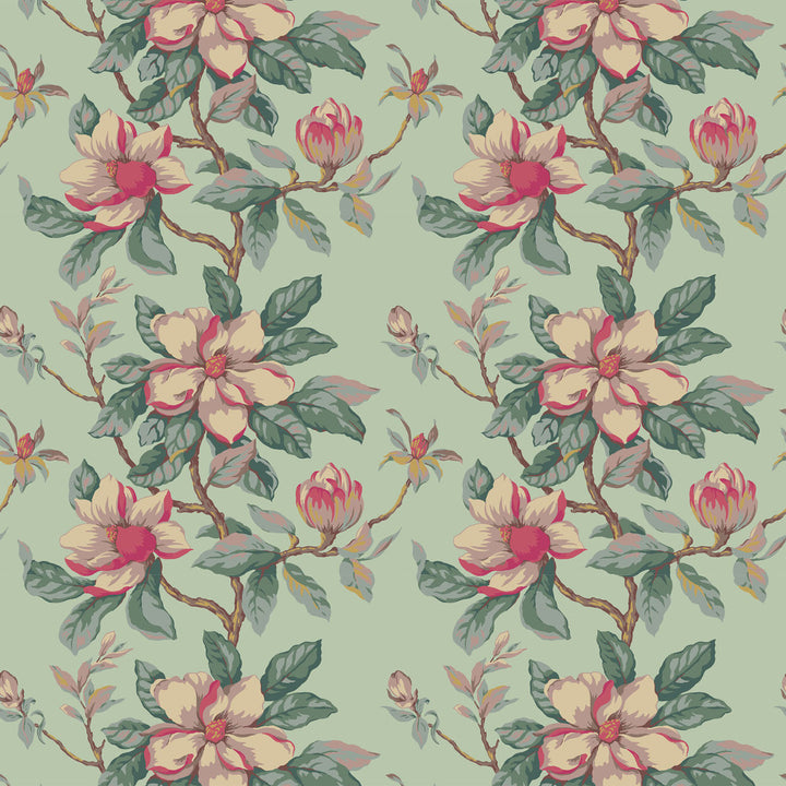 7460-15 Magnolia Grandiflora by Bassett Mcnab Fabric Bassett Mcnab Fabric 7460-15 Magnolia GrandifloraFabric BASSETT MCNAB PRINTS 65%LIN 26%COT 9%NYL UK </p><p>Repeat: H: 27.000, V: 25.250 54 in - Fabric Carolina -