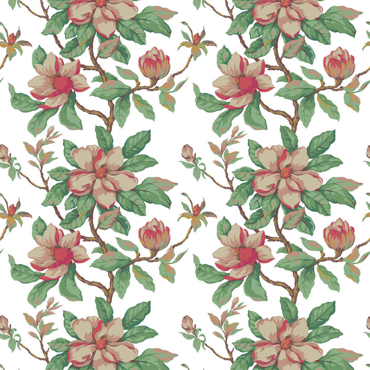 7460-3 Magnolia Grandiflora by Bassett Mcnab Designer Fabric BASSETT MCNAB PRINTS 65%LIN 26%COT 9%NYL UK PERFORMANCE RATED FABRIC FLAME RETARDANT-U.F.A.C. CLASS 1 FLAME RETARDANT-N.F.P.A. 260A CLASS 1 CATB 117-2013 WYZENBEEK 50 000 DOUBLE RUB WEAR TEST (HEAVY DUTY) Horizontal: 27.000 and Vertical: 25.250 54 in - Swanky Fabrics -