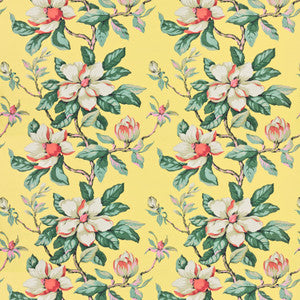 7460-9 Magnolia Grandiflora by Bassett Mcnab Designer Fabric