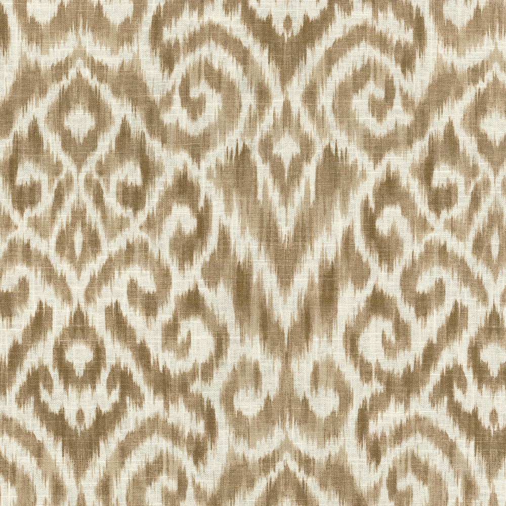 Thompson Ikat Taupe 750570 by Williamsburg Designer Fabric CWF CLASSICS V 55% Linen 45% Cotton CHINA Horizontal: 6.75" and Vertical: 27.00" 54" - Swanky Fabrics -