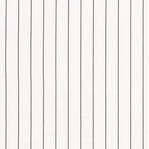 Cavett Stripe Charcoal 75251 by Schumacher Designer Fabric