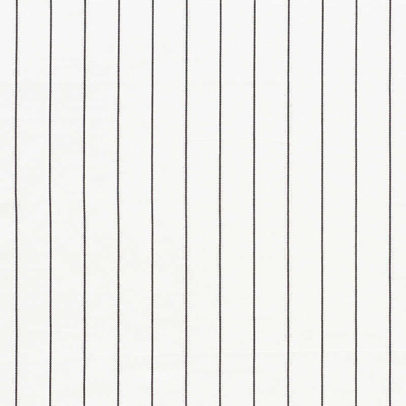 Cavett Stripe Charcoal 75251 by Schumacher Designer Fabric CHAMBRAY COTTON 100% INDIA </p><p>Repeat: Horizontal: 2 3/4" (7CM) and Vertical: 54 - Swanky Fabrics -
