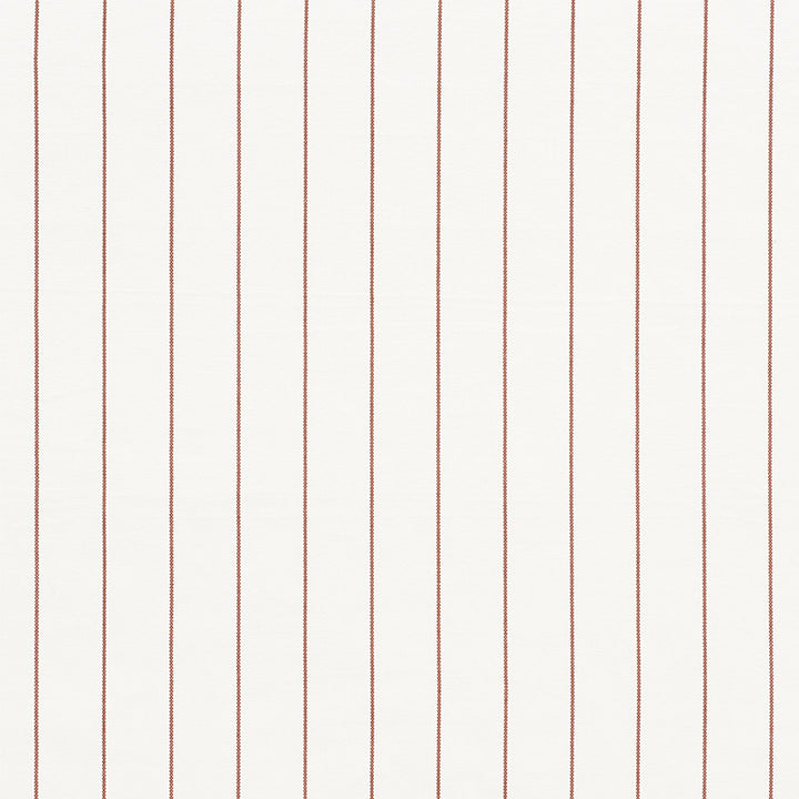 Cavett Stripe Sienna 75253 by Schumacher Designer Fabric Chambray 100% Cotton - Horizontal: 2.75 and Vertical: - 54 - Swanky Fabrics -