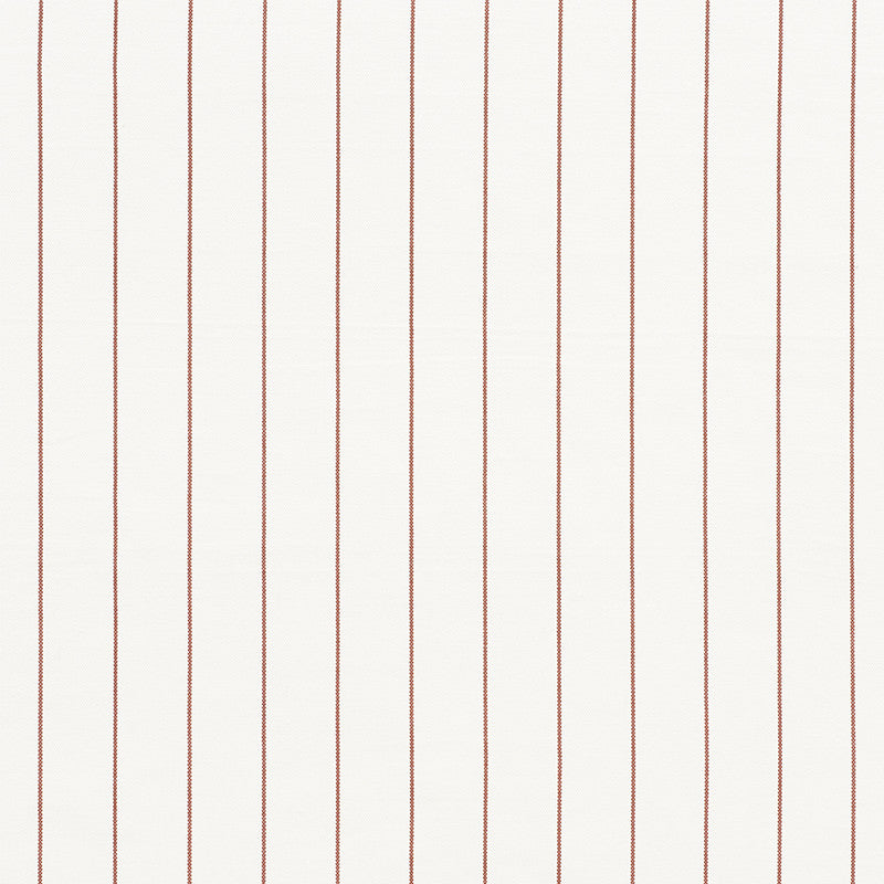 Cavett Stripe Sienna 75253 by Schumacher Designer Fabric CHAMBRAY COTTON 100% INDIA </p><p>Repeat: Horizontal: 2 3/4" (7CM) and Vertical: 54 - Swanky Fabrics -