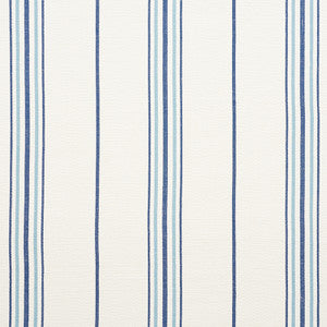 Scarset Stripe Blues 75260 by Schumacher Designer Fabric