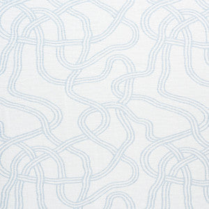 Seabury Light Blue 75290 by Schumacher Designer Fabric