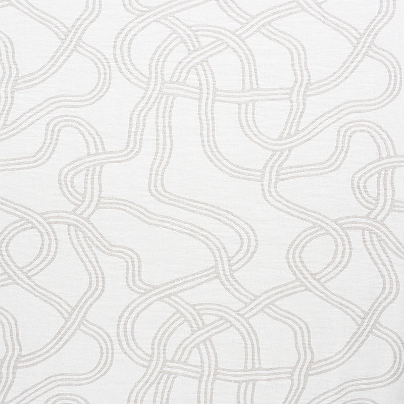 Seabury Grey 75291 by Schumacher Designer Fabric Chambray 100% Linen - Horizontal: 30 and Vertical: 30.75 118 - Swanky Fabrics -