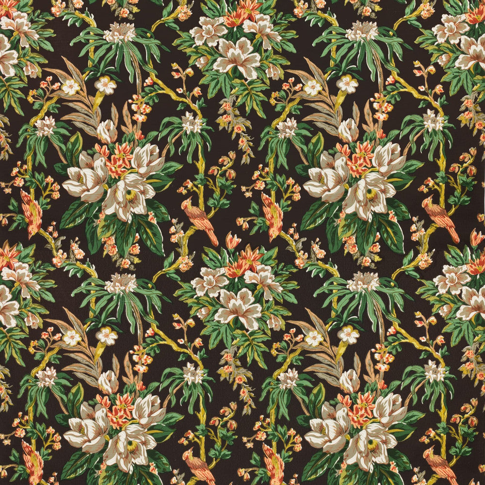 7535-11 Veranda by Bassett Mcnab Designer Fabric BASSETT MCNAB PRINTS 60%LIN 40%COT USA </p><p>Repeat: 27.5 54 in - Swanky Fabrics -