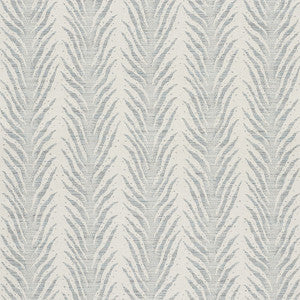 Creeping Fern Slumber Blue 75453 by Schumacher Designer Fabric