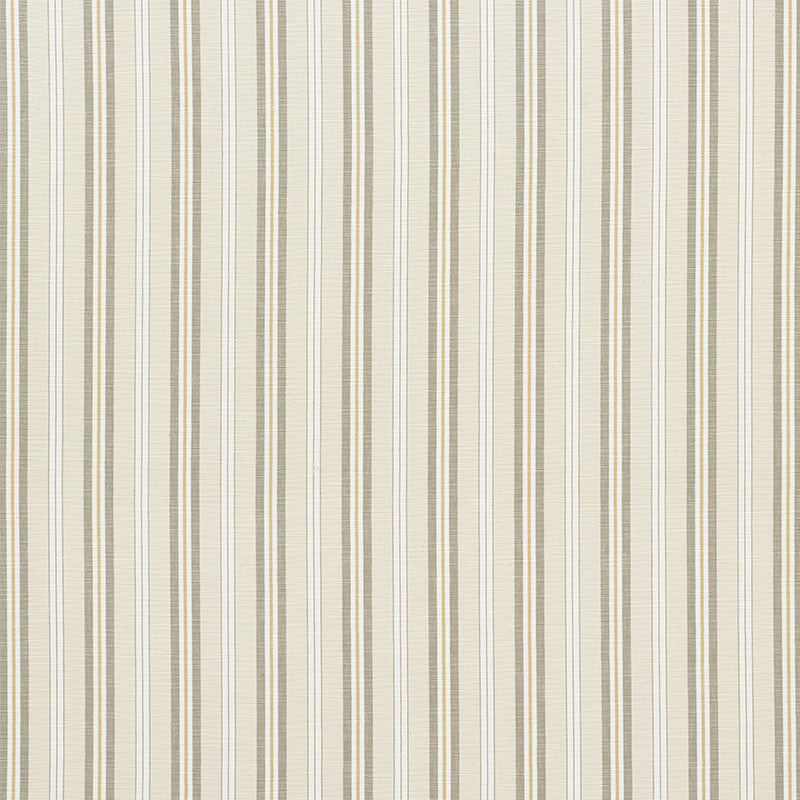 Lewis Stripe Stone 75500 by Schumacher Designer Fabric New-Traditional 67% Cotton, 19% Viscose, 14% Linen Martindale 33,000 Horizontal: 3.75 and Vertical: - 59.75 - Swanky Fabrics -