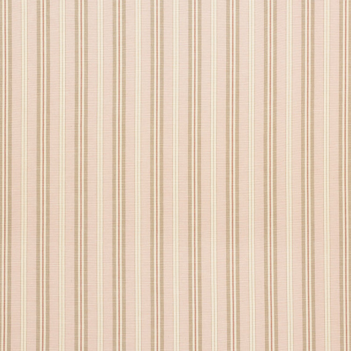 Lewis Stripe Blush 75501 by Schumacher Designer Fabric New-Traditional 67% Cotton, 19% Viscose, 14% Linen Martindale 33,000 Horizontal: 3.75 and Vertical: - 59.75 - Swanky Fabrics -