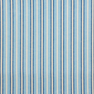 Lewis Stripe Blue 75503 by Schumacher Designer Fabric