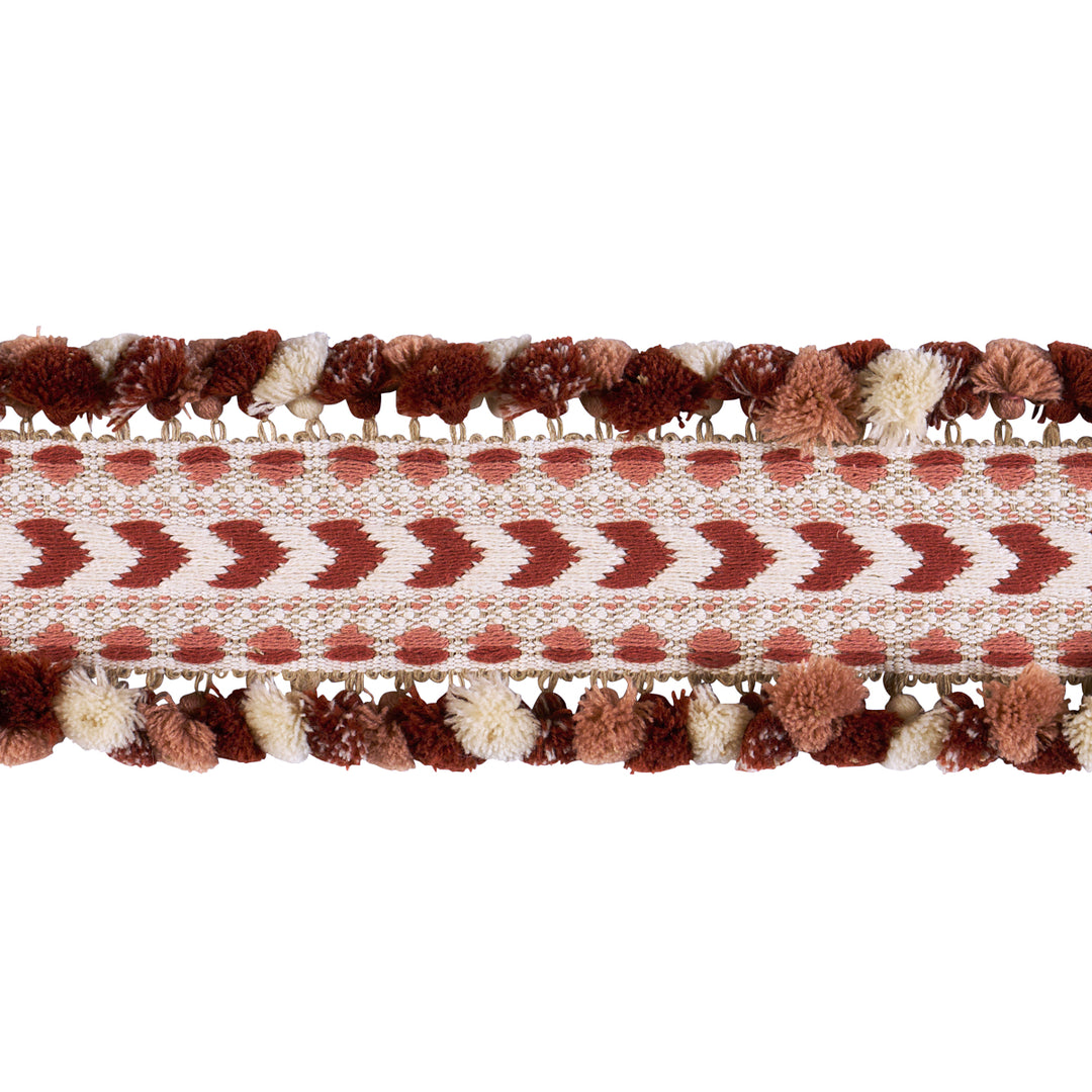 Maracana Pom Tape Spice 75657 by Schumacher Designer Trim