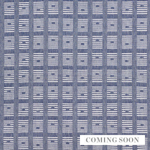 Tiasquam Weave Navy 75660 by Schumacher Designer Fabric