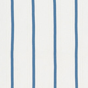 Stripe Applique Sheer Blue 75760 by Schumacher Designer Fabric