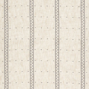 Bhuttis Sheer Natural 75800 by Schumacher Designer Fabric