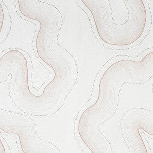 Topo Sheer Blush 75900 by Schumacher Designer Fabric