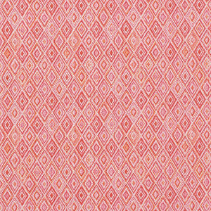 Diamond Strie Pink & Orange 75922 by Schumacher Designer Fabric