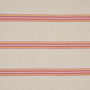 Garden Stripe Indoor/Outdoor Red 75974 by Schumacher Designer Fabric