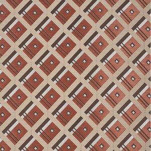 Legrad Argyle Cognac 76010 by Schumacher Designer Fabric