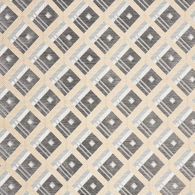 Legrad Argyle Charcoal 76011 by Schumacher Designer Fabric CLUB CAVALIER See Sample ITALY - </p><p>Repeat: Horizontal: 3 3/4" (10CM) and Vertical: 3 3/4" (10CM) 56 1/2" (144CM) - Swanky Fabrics -