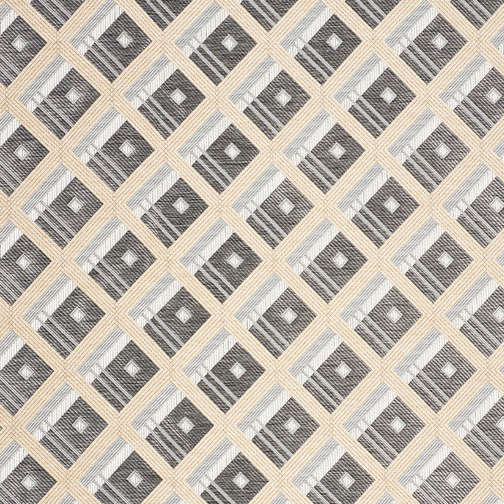 Legrad Argyle Charcoal 76011 by Schumacher Designer Fabric CLUB CAVALIER See Sample ITALY - </p><p>Repeat: Horizontal: 3 3/4" (10CM) and Vertical: 3 3/4" (10CM) 56 1/2" (144CM) - Swanky Fabrics -