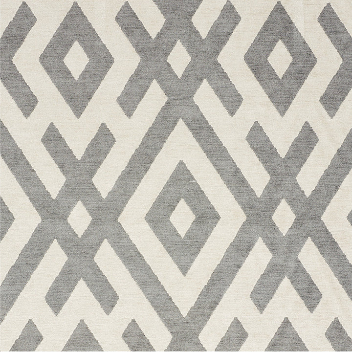Equix Charcoal 76021 by Schumacher Designer Fabric CLUB CAVALIER See Sample ITALY - </p><p>Repeat: Horizontal: 14" (36CM) and Vertical: 21 1/4" (54CM) 55" (140CM) - Swanky Fabrics -