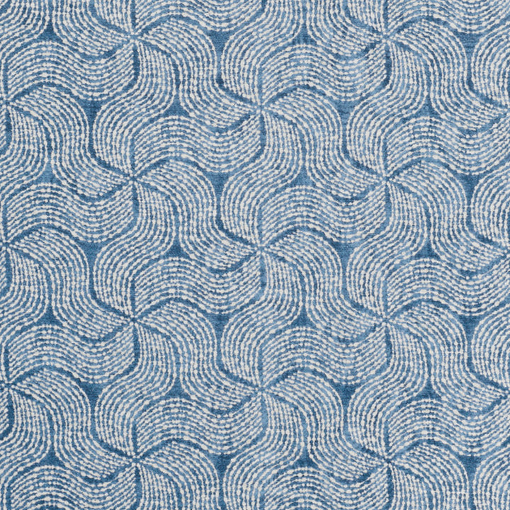 Fiador Blue 76052 by Schumacher Designer Fabric CLUB CAVALIER See Sample ITALY - </p><p>Repeat: Horizontal: 13 3/4" (35CM) and Vertical: 7 1/2" (19CM) 55" (140CM) - Swanky Fabrics -