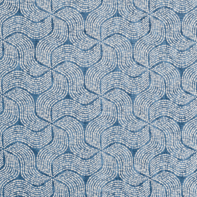 Fiador Blue 76052 by Schumacher Fabric Schumacher Fabric Fiador Blue 76052Fabric VISCOSE 58% ITALY </p><p>Repeat: H: HORZ. 13 3/4" (35CM) , V: VERT. 7 1/2" (19CM) 55 - Fabric Carolina -
