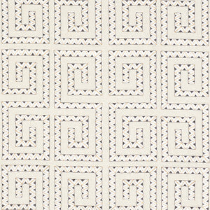 Prado Embroidery Graphite 76070 by Schumacher Designer Fabric