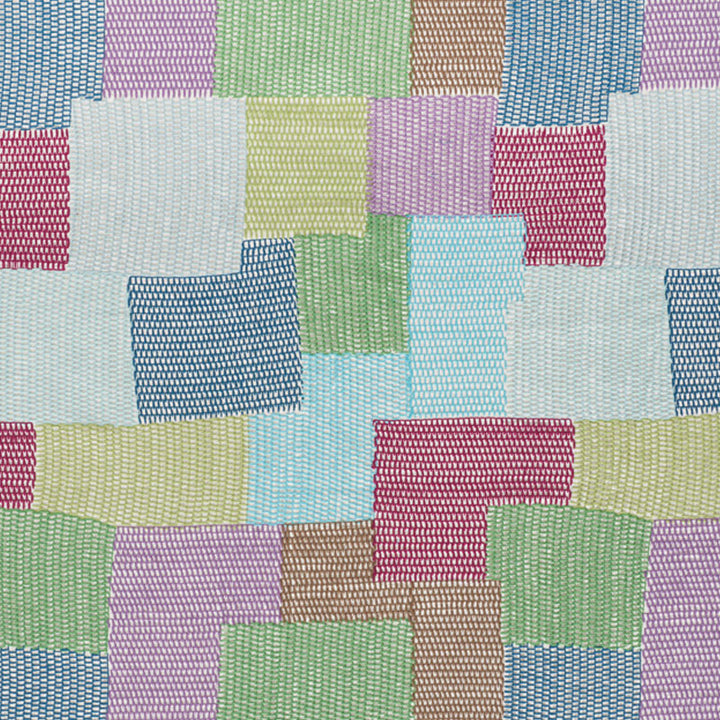 Carnaby Blue & Green 76180 by Schumacher Designer Fabric FREE SPIRIT See Sample INDIA - </p><p>Repeat: Horizontal: 24" (61CM) and Vertical: 29 1/2" (75CM) 49" (124CM) - Swanky Fabrics -