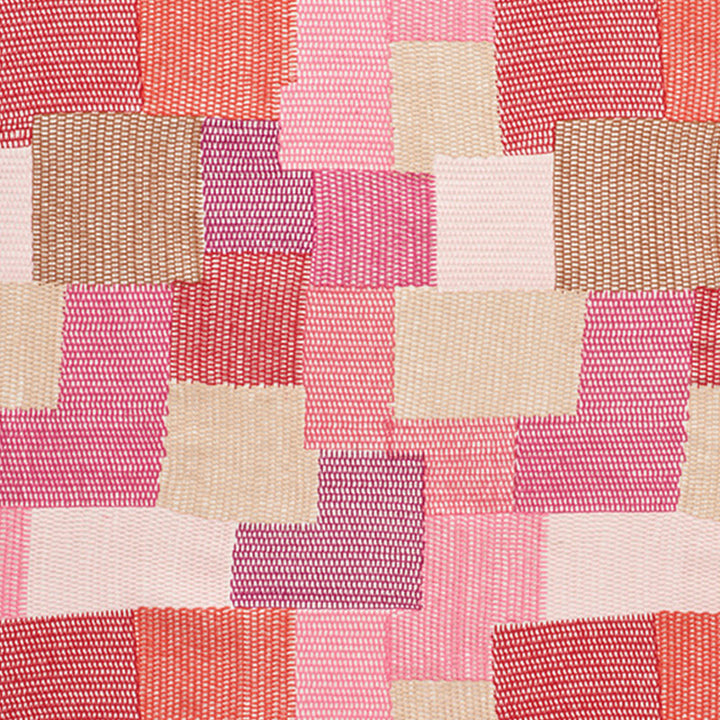 Carnaby Pink & Red 76181 by Schumacher Designer Fabric FREE SPIRIT POLYESTER 55% COTTON 15% INDIA </p><p>Repeat: Horizontal: 24" (61CM) and Vertical: 29 1/2" (75CM) 49 - Swanky Fabrics -