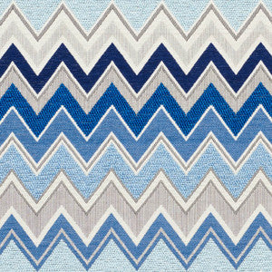 Zenyatta Mondatta Ii Blue 76300 by Schumacher Designer Fabric
