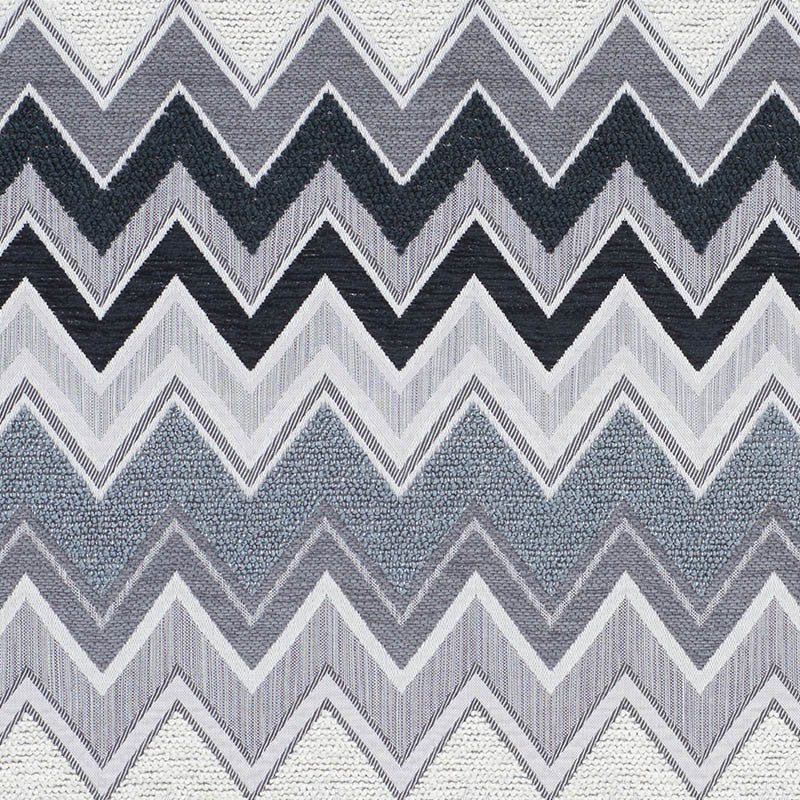 Zenyatta Mondatta Ii Charcoal 76302 by Schumacher Designer Fabric ZENYATTA MONDATTA II COTTON 44% ACRYLIC 30% ITALY </p><p>Repeat: Horizontal: 2 5/8" (7CM) and Vertical: 14" (36CM) 53.5 - Swanky Fabrics -