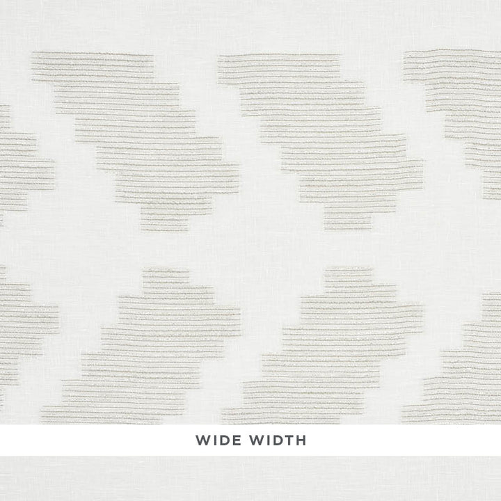 Adia Sheer Quartz 76501 by Schumacher Designer Fabric WORLD VIEW LINEN 60% POLYACRYLIC 20% TURKEY </p><p>Repeat: Horizontal: 7 1/2" (19CM) and Vertical: 23 1/2" (60CM) 118.5 - Swanky Fabrics -