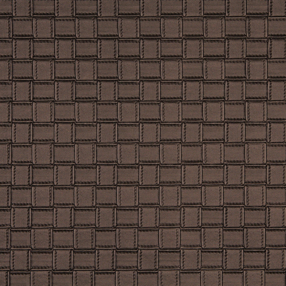 7661 Cocoa by Charlotte Designer Fabric Ultimate Leather Looks II 90% Virgin Vinyl, 5% Polyurethane, 26oz. Europe Exceeds 200,000 Wyzenbeek Rubs (Heavy Duty) Horizontal: 2" x Vertical: 2" 54 Inches - Swanky Fabrics -