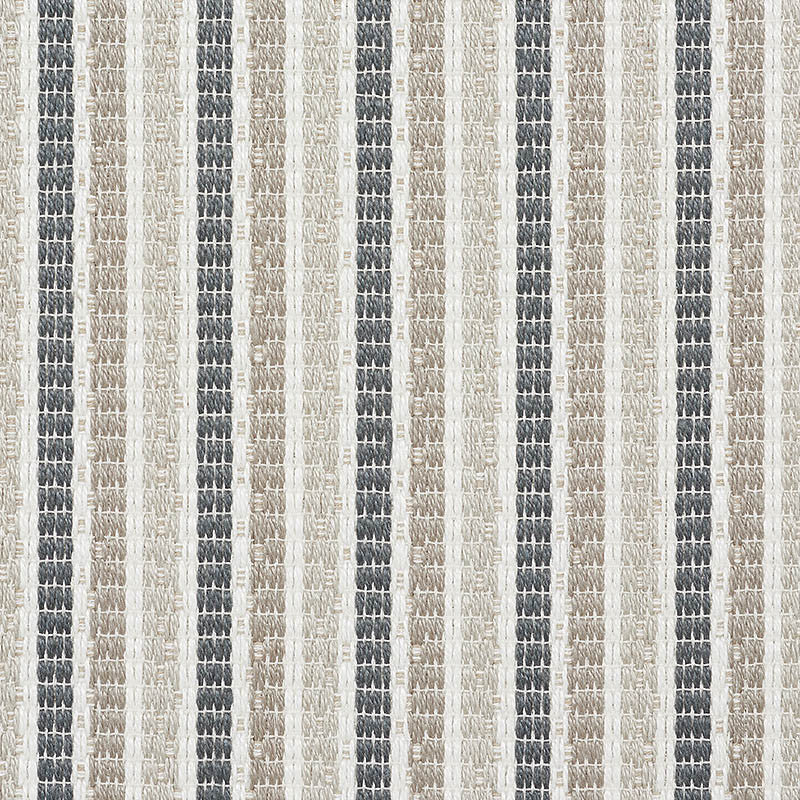 Barbary Stripe Natural 76640 by Schumacher Designer Fabric INDOOR/OUTDOOR LINEN LINEN 78% ACRYLIC 22% FRANCE </p><p>Repeat: Horizontal: 3 1/2" (9CM) and Vertical: 2 7/8" (7CM) 55 - Swanky Fabrics -
