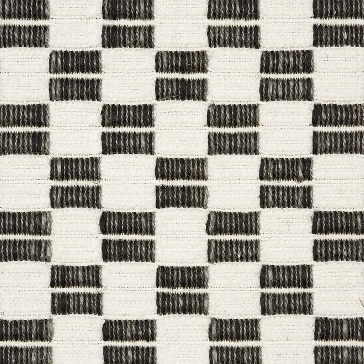 Elkhart Black 76741 by Schumacher Designer Fabric FOLK ART See Sample ITALY - </p><p>Repeat: Horizontal: 7/8" (2CM) and Vertical: 1" (3CM) 55 5/8" (141CM) - Swanky Fabrics -