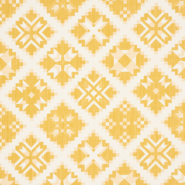 Tristan Patchwork Yellow 76762 by Schumacher Fabric Schumacher Fabric Tristan Patchwork Yellow 76762Fabric COTTON 85% ITALY </p><p>Repeat: H: HORZ. 13 1/2" (34CM) , V: VERT. 13 1/2" (34CM) 53.25 - Fabric Carolina -