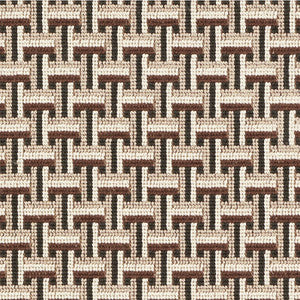 Saxon Epingle Cinder 76971 by Schumacher Designer Fabric