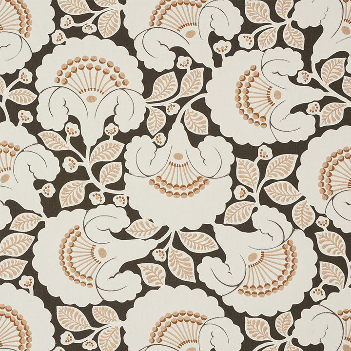 Jackie Applique Embroidery Cinder 77302 by Schumacher Fabric Schumacher Fabric Jackie Applique Embroidery Cinder 77302Fabric LINEN 70% INDIA </p><p>Repeat: H: HORZ. 25 3/8" (64CM) , V: VERT. 23 1/2" (60CM) 50.75 - Fabric Carolina -