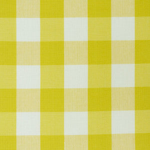 Camden Cotton Check Yellow 77320 by Schumacher Designer Fabric