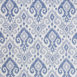Dedra Performance Indigo 77362 by Schumacher Designer Fabric