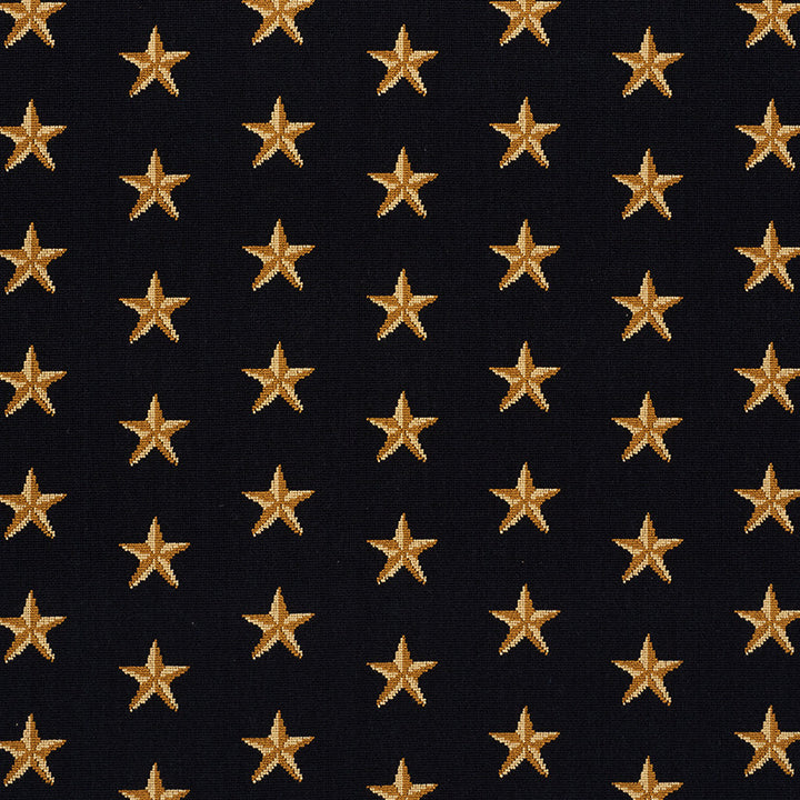 Star Epingle Black 77420 by Schumacher Fabric Schumacher Fabric Star Epingle Black 77420Fabric COTTON 91% BELGIUM </p><p>Repeat: H: HORZ. 6 3/4" (17CM) , V: VERT. 3 1/4" (8CM) 53.25 - Fabric Carolina -