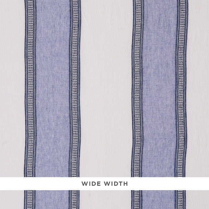 Senita Stripe Sheer Blue 77431 by Schumacher Fabric Schumacher Fabric Senita Stripe Sheer Blue 77431Fabric LINEN 100% TURKEY </p><p>Repeat: H: , V: VERT. 17 1/4" (44CM) 113 - Fabric Carolina -